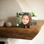 impression photo mat wahou papier cheminée chevalet support lonowaï photographie portrait enfant