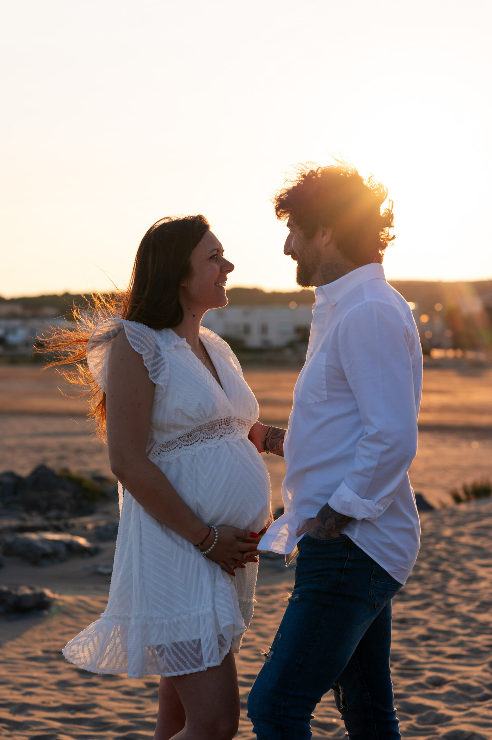 séance photo grossesse à la plage narbonne - photographe narbonne - lonowai photographie